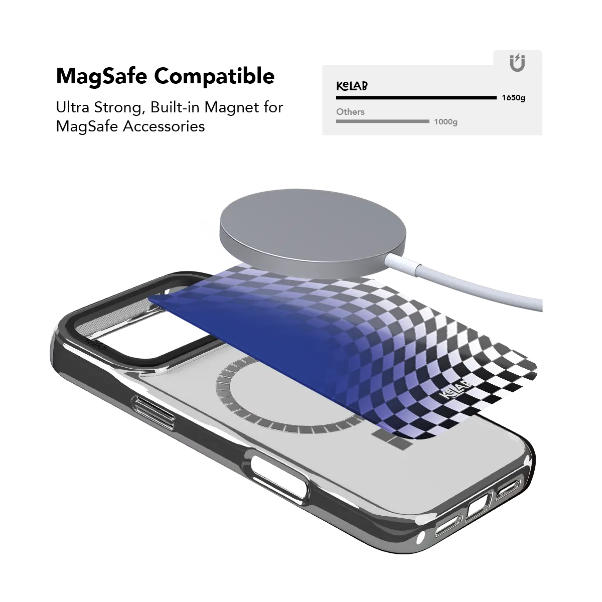 Blue Illusion MagSafe iPhone Case