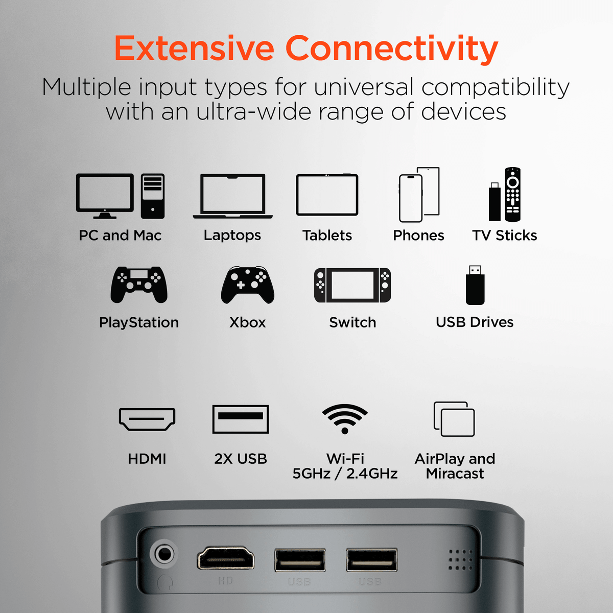 HyperGear CineMini HD Smart Projector