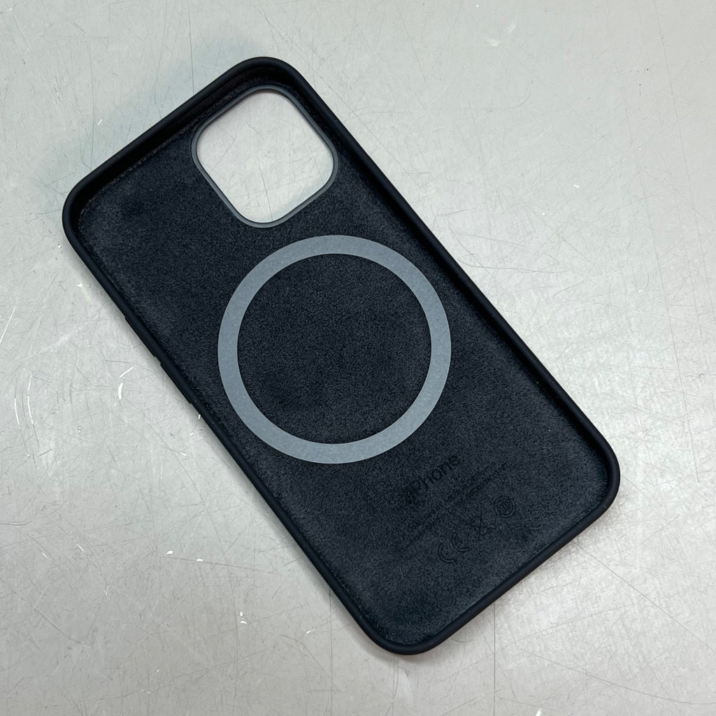 Apple iPhone 12 Mini Silicone MagSafe Case — Black (Return)