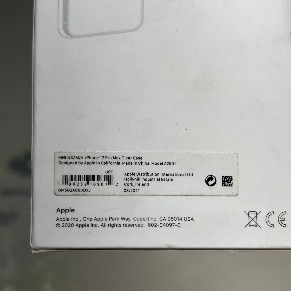 Apple iPhone 12 Pro Max Clear MagSafe Case (Return)