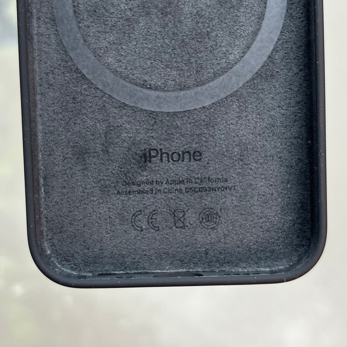 Apple iPhone 12 Mini Silicone MagSafe Case — Black (Return)