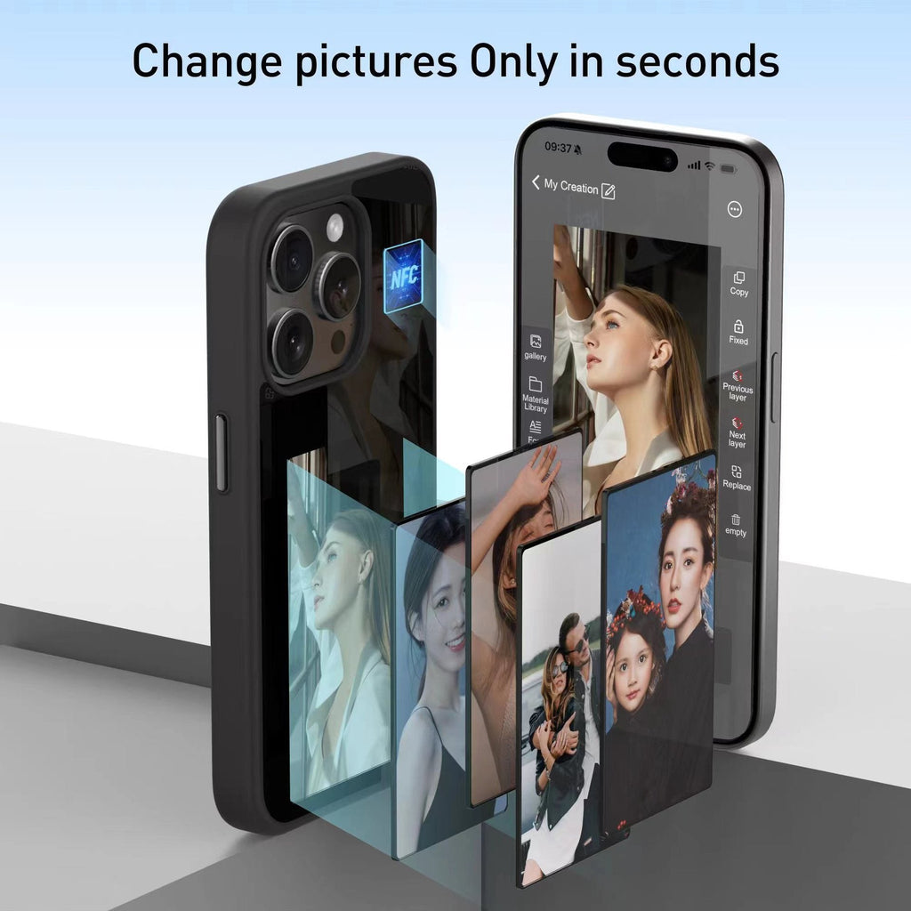 NFC E-Ink Custom Display iPhone Case