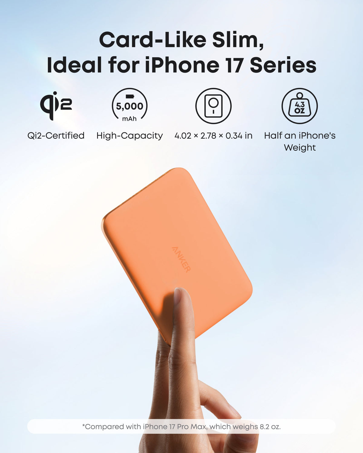 Anker MagGo 5K Slim Magnetic Power Bank