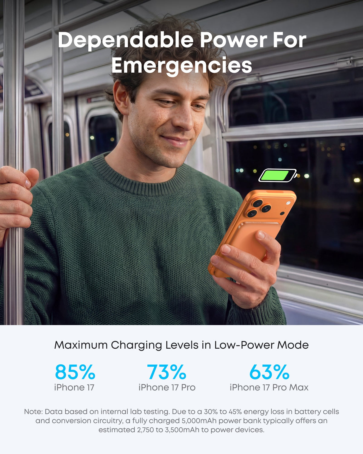 Anker MagGo 5K Slim Magnetic Power Bank