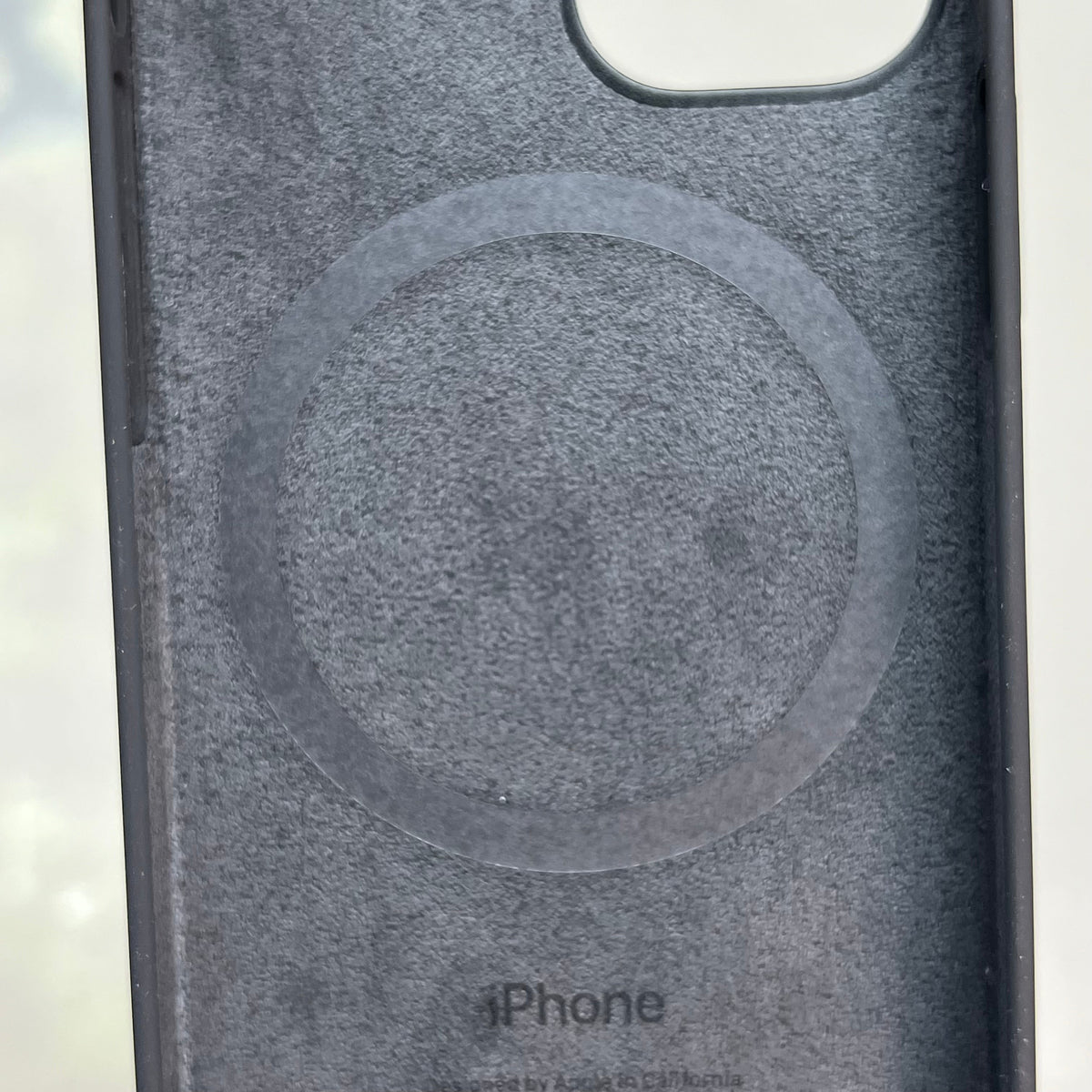 Apple iPhone 12 Mini Silicone MagSafe Case — Black (Return)
