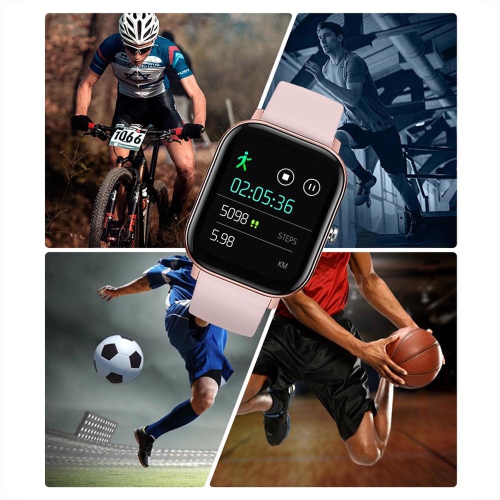 Unisex Fitness Smartwatch with Heart Rate & Sleep Tracking