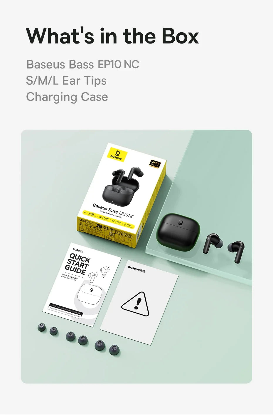 Baseus Bass EP10 NC True Wireless ANC Earbuds