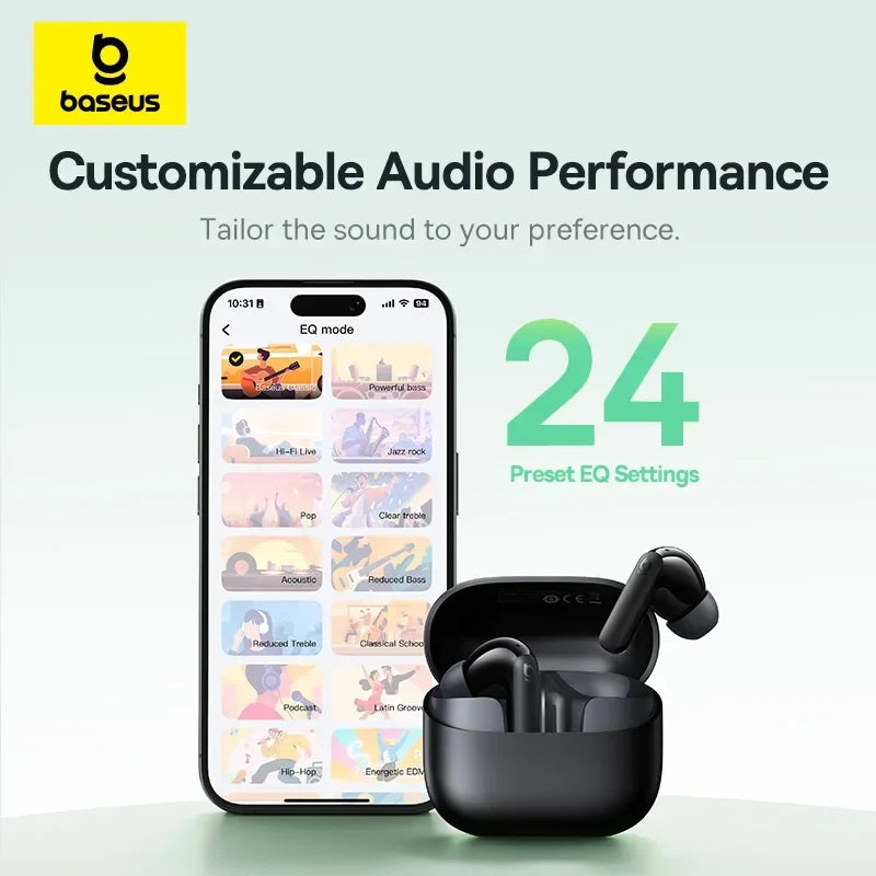 Baseus Bass EP10 NC True Wireless ANC Earbuds