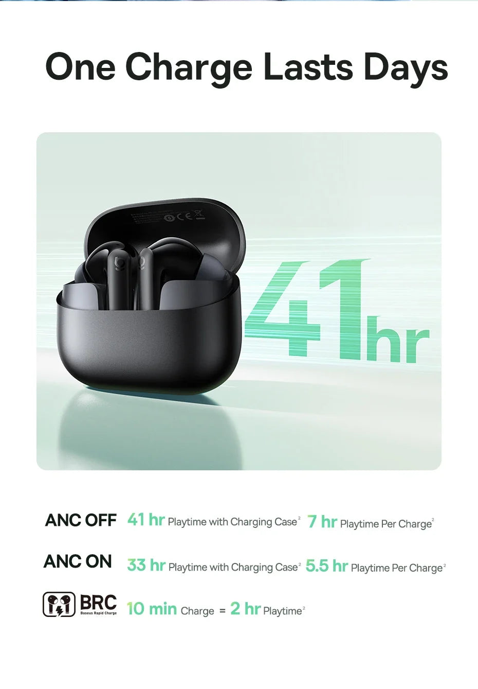 Baseus Bass EP10 NC True Wireless ANC Earbuds