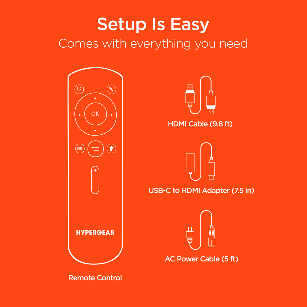 HyperGear CineMini HD Smart Projector