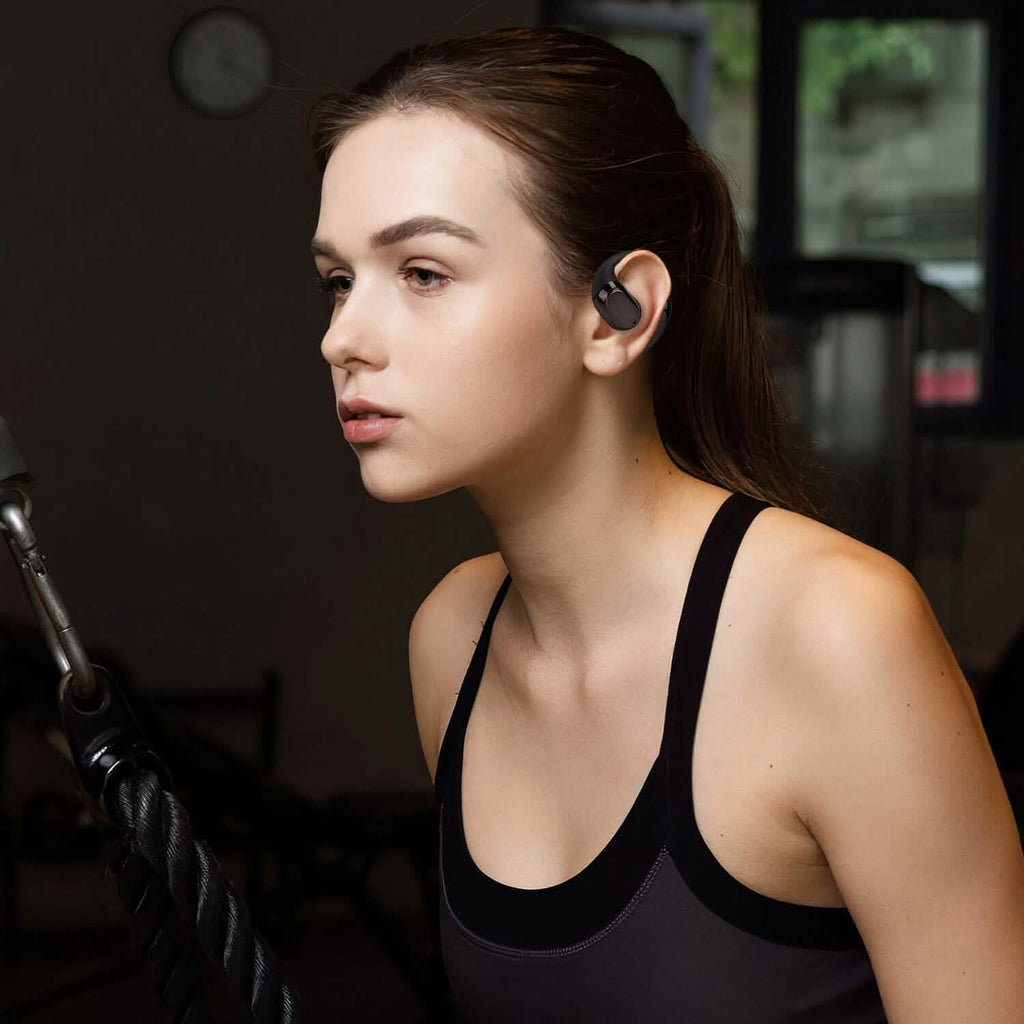 Open-Ear Bluetooth 5.4 Earbuds with LED Charging Case